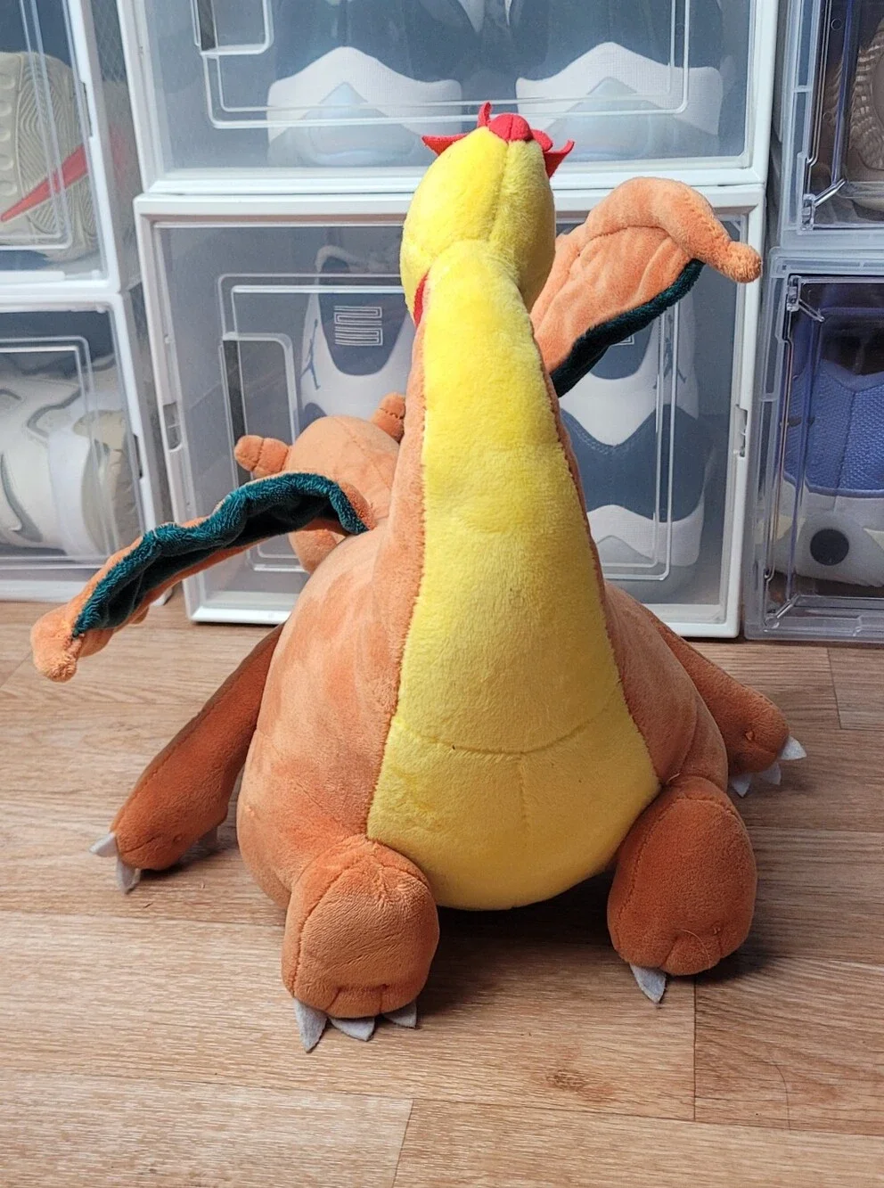 Pokémon CHARIZARD PLUSH 12” Stuffed Dragon Toy Bendable Wings Neck Tail